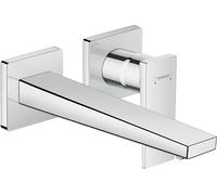 Hansgrohe Metropol - Grifo de lavabo empotrado, instalación de 2 orificios, cromo 32526000