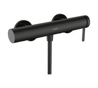 Mezclador monomando de superficie para ducha Finoris de hansgrohe, 76620340, Color: Cromo negro cepillado