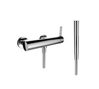 Mezclador monomando de superficie para ducha LAUFEN Kartell, un consumidor, con accesorios, cromado, H3313370041411