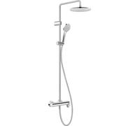 Mezclador monomando de superficie para ducha Wave de Duravit, in ucha de techo, mangueras de ducha y ducha de techo, cromo alto brillo, WA4280007010