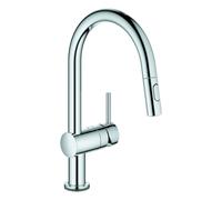 GROHE Grifo de cocina Minta Touch 31358002 - Electrónico, caño en C extraíble, cromo