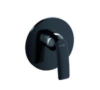 Mezclador monomando empotrado de ducha KLUDI Balance, 28 l/min, 527558775, Color: Negro mate / cromado