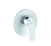 Mezclador monomando empotrado de ducha KLUDI Balance, 28 l/min, 527559175, Color: Blanco / Cromo
