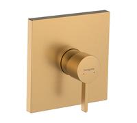 Mezclador monomando enyesado de ducha Finoris de hansgrohe, 76615140, Color: Bronce cepillado