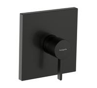 Mezclador monomando enyesado de ducha Finoris de hansgrohe, 76615340, Color: Cromo negro cepillado