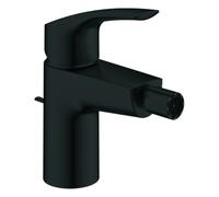 Mezclador monomando Grohe Eurosmart para bidé, tamaño M, 115 mm de proyección, juego de desagüe, 329292433, Color: negro mate