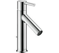 Mezclador monomando hansgrohe AXOR Starck 100 para lavabo con mango de palanca y juego de desagüe, 10001000, Color: cromado