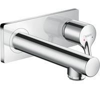 Mezclador monomando hansgrohe Talis Select S para lavabo empotrado, montaje en pared, 165mm de proyección, 72110000