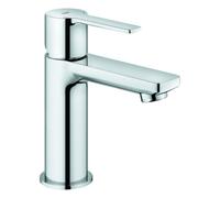 Mezclador monomando Lineare de Grohe para lavabo, tamaño XS, juego de desagüe push-open, 107 mm de proyección, 23791001, Color: cromado