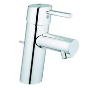 Mezclador monomando para lavabo Grohe Concetto, tamaño S con desagüe, EcoJoy, 3220410E