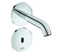Mezclador mural Grohe Essence E con electrónica de infrarrojos para lavabos, 182 mm de proyección, alimentación de red, varios programas, sin mezclador, 36447000