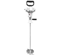 Mezclador neumático Power Mixer, agitador neumático de tambor con abrazadera, agitador neumático de grado industrial, herramienta para mezclar pintura, máquina mezcladora,100 Gallon Stainless Steel