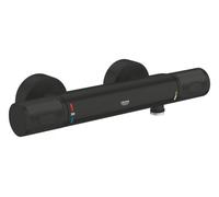 Mezclador termostático de ducha Grohe Precision Feel, alcance 313mm, 347902430, Color: Negro mate