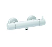 Mezclador termostático de ducha KLUDI BOZZ, de pared, con mando selector de temperatura, 352035338, Color: Blanco mate