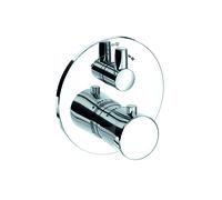 Mezclador termostático empotrado KLUDI BALANCE para bañera y ducha, corte de agua caliente 40°C, 528100575, Color: cromado