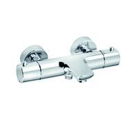Mezclador termostático KLUDI OBJEKTA para bañera y ducha, de pared, mando selector de temperatura, cromo, 352010538