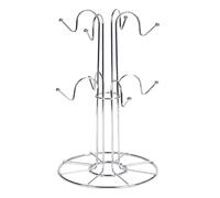 MFWHEFJ Colgador Tazas Soporte for 8 tazas en forma de árbol, estante de almacenamiento de tazas de té for encimera, barra organizadora de cocina, accesorio
