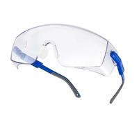 MFWHEFJ Gafas Proteccion Trabajo Gafas de seguridad antivaho con lentes transparentes y protección lateral, anti luz azul, protección unisex.(HM5-C2)