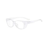 MFWHEFJ Gafas Proteccion Trabajo Gafas de seguridad antivaho con lentes transparentes y protección lateral, anti luz azul, protección unisex.(HM3-Transparent)