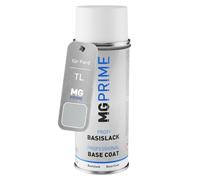 MG PRIME Pintura automotriz Bote de spray para Ford TL / 2PJEXWA Satin Silver Metallic/Lunasilber Metallic Pintura base aerosol 400 ml