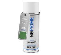 MG PRIME Pintura automotriz Bote de spray para Opel 389 Carabo Green Metallic Pintura base aerosol 400 ml