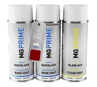 MG PRIME Pintura automotriz Set de aerosoles para Citroen EVH Rouge Elixir Nacre/Elixir-Rot Metallic Fondo pintura base pintura transparente bote de spray 400 ml