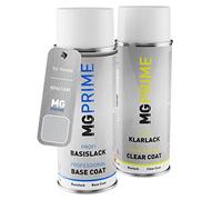 MG PRIME Pintura automotriz Spray para Honda NH614M Titan Silver Metal. +1K