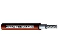 MG Wires H1Z2Z2-K-R-4MM2/50M Cable fotovoltaico 1x4mm2, 0,6/1kV rojo, paquete de 50m