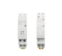 MGAZHGZKD 1 contactor Auxiliar Inteligente WiFi con Temporizador, CA 220 V, CC 24, Interruptor Modular for riel doméstico, 16 A, 20 A, 25 A, 40 A, 63 A(2p DC 12v,20A-2NO)
