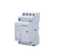 MGAZHGZKD Contactor CA Modular 4P 16A 20A 25A 4NO 4NC 50/60Hz 2NO 2NC 24V 110V 220V automático doméstico Tipo riel DIN 1 Pieza(4P 25A 2NO2NC AC110V)