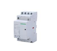 MGAZHGZKD Contactor CA Modular 4P 16A 20A 25A 4NO 4NC 50/60Hz 2NO 2NC 24V 110V 220V automático doméstico Tipo riel DIN 1 Pieza(4P 25A 4NO AC110V)