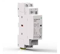 MGAZHGZKD Contactor CA Modular HCH8s-25, 25 A, 2 Polos, NA, NC, 1, 50 Hz, CC, 24 V, 110, 220, contactor automático doméstico, Tipo riel DIN(2P 25A 1NO1NC DC24V)