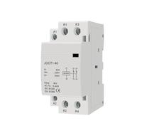 MGAZHGZKD Contactor de CA doméstico riel DIN, 2P, 32A, 40A, 63A, 220V/230V, 50/60HZ, 2NO/2NC/1NO, 1NC, 1 Unidad(2P 32A 1NO 1NC)