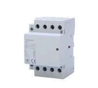 MGAZHGZKD Contactor HCH8s-63 DC24V, Bobina DC230V, CA230V, 63A, 4NO, contactor Modular automático, Tipo riel DIN, 1 Unidad(63A 4NO DC AC24V)