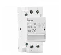 MGAZHGZKD Contactor Modular 2P 40A 63A 2NO o 2NC 1NO 1NC, Montaje en riel DIN, CA 220V 230V, automático, 1 Unidad(2p 63a 2n0 220v)