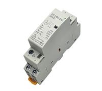 MGAZHGZKD Contactor Modular 40A 63A 2P 2NO 1NO 1NC DC24V 110V AC220V automático doméstico Tipo riel DIN 1 Pieza(2P 25A 2NO DC12V)