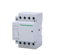 MGAZHGZKD Contactor Modular 50 Hz 60 4P 63 A 4NO 4NC 2NO 2NC 220 V 110 24 CC automático for Uso doméstico, Tipo riel DIN, 1 Unidad(4P 63A 2NO2NC AC110V)