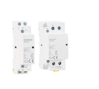 MGAZHGZKD Contactor Modular de CA doméstico HCH8-25A 2P 4P 40A 63A 100A 220V con Interruptor Control Manual 2NO 1NO 1NC 2NC 4NO 4NC(1,25A-2N02NC)