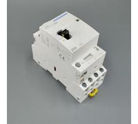 MGAZHGZKD Contactor Modular de CA doméstico TOCT1 4P 25A 220V/230V 50/60HZ for riel DIN con Interruptor Control Manual 4NO o 2NO 2NC 4NC (1 Unidad)(4NC)