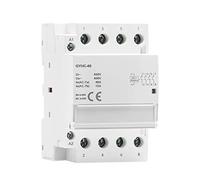 MGAZHGZKD Contactor Modular de CA for riel doméstico, 4P, 63 A, 4 NA o 2 NC, 220 V/230 V, 50/60 Hz, 1 Unidad(4P 40A 4N0 220V)