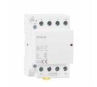 MGAZHGZKD Contactor Modular de CA for Uso doméstico, 4P, 63 A, 4 NA o 2 NC, 220 V/230 V, 50/60 Hz, for riel DIN, 1 Unidad(4p 63a 2no2nc 220v)