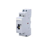 MGAZHGZKD Contactor Modular de CA for Uso doméstico, HCH8s-25M, 2P, 16A, 20A, 220V, for riel DIN, con Interruptor Control Manual, 2NO, 1NO, 1NC o 2NC, 1 Unidad(2P 25 1NO1NC DC24V)