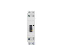 MGAZHGZKD Contactor Modular de CC doméstico MCH8D-25M, 2P, 25A, 12 V, 50/60 Hz, con Interruptor Control Manual (1 Unidad)(2NC)