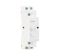 MGAZHGZKD Contactor Modular doméstico Tipo riel 2P 16A 20A 25A 2NC 2NO 1NO1NC CA 50/60Hz(2P 20A 2NC 220V)