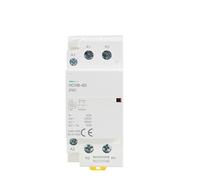 MGAZHGZKD Contactor Modular HCH8-63 2P 63A 2NO o 2NC 1NO1NC 220V automático doméstico 1 Pieza(2P 63A 2NC 110V)