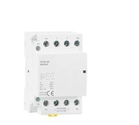 MGAZHGZKD Contactor Modular HCH8-63 4P 40A 63A 2NO 2NC 4NO 4NC 220V 110V 24V automático doméstico Tipo riel DIN 1 Pieza(4P 63A 4NO DC24V)