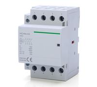 MGAZHGZKD Contactor Modular HCH8s-63, 40A-100A, 4P, 63A, 4NO, 4NC, 2NO, 2NC, 220V, 110V, 24V, contactor automático doméstico ICT, 50/60Hz, 1 Unidad(4P 63A 2NO2NC AC110V)