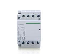 MGAZHGZKD Contactor Modular HCH8s-63, 4P, 63A, 4NO, 4NC, 2NO, 2NC, 380V, 220V, 110V CA, 24V, contactor automático doméstico, Tipo riel DIN, 1 Unidad(4P 63A 2NO2NC AC230V)
