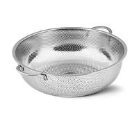 MGE- Colador de Verduras - Escurridor Pasta - Colador de Metal Microperforado de Cocina para Drenar Pasta, Verduras, Frutas y Arroz - 28,5 cm