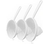 MGE World Colador Franela Set 3 Diámetros 16 18 20 Cm PVC Tela Reutilizable